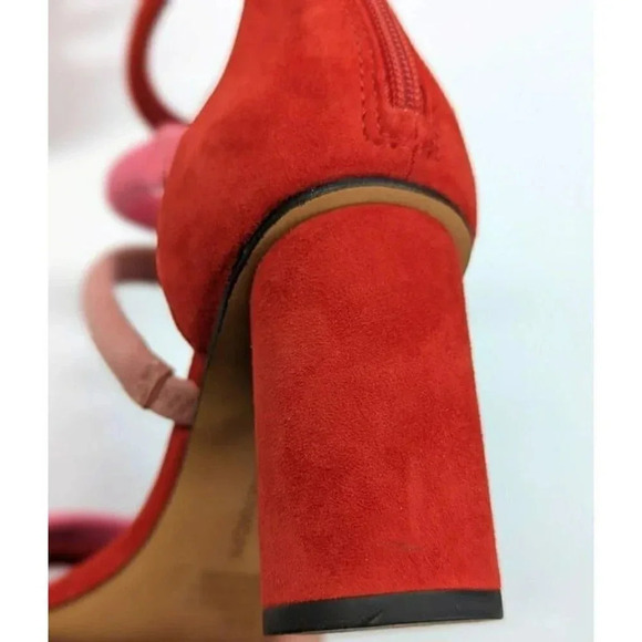 NWOB Rebecca Minkoff Women's Andree Suede Color-Block Sandals Size 6.5 MSRP $165 - Picture 7 of 9